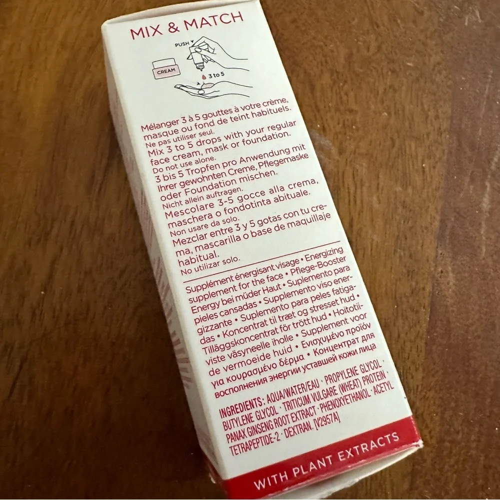 Clarins‎ Booster Energy Ginseng 15mL NEW